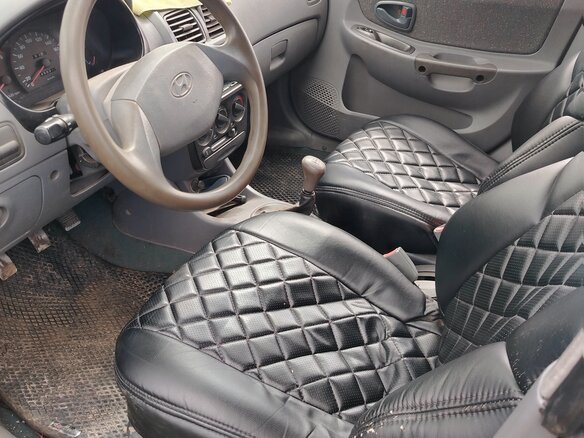 2007 Hyundai Accent ТагАЗ II, серебристый - вид 3
