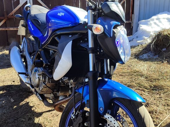 2013 Suzuki SFV 400 Gladius, синий, 370000 рублей - вид 7