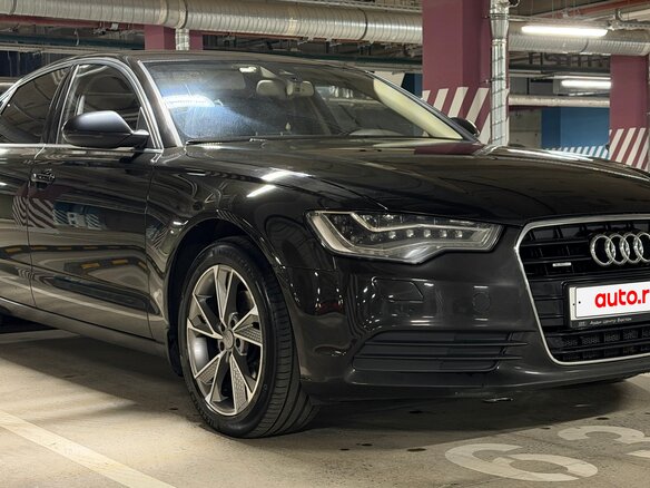 2014 Audi A6 IV (C7), чёрный, 2050000 рублей - вид 1