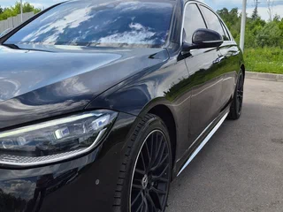 2021 Mercedes-Benz S-Класс 450 Long 4MATIC VII (W223), чёрный, 7800000 рублей, вид 3