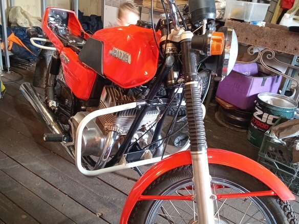1988 Jawa 350/638, красный, 230000 рублей - вид 15