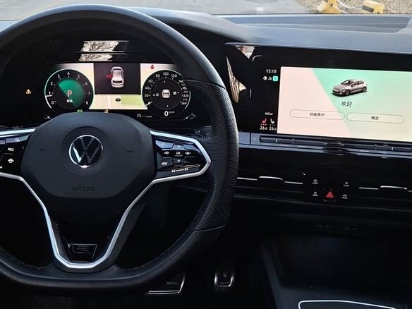 2021 Volkswagen Golf VIII, серый - вид 7