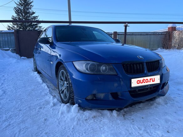 2007 BMW 3 серии 320i V (E90/E91/E92/E93), синий, 980000 рублей - вид 3