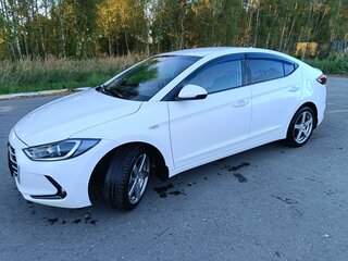 2017 Hyundai Elantra VI (AD), белый, 1150000 рублей, вид 4