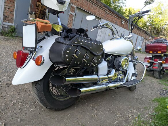 2001 Yamaha XVS1100, белый, 565000 рублей - вид 4