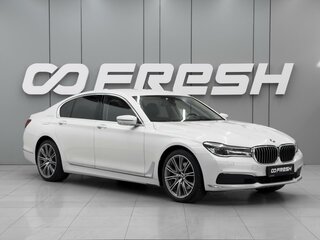 2017 BMW 7 серии 730i VI (G11/G12), белый, 2889000 рублей, вид 1