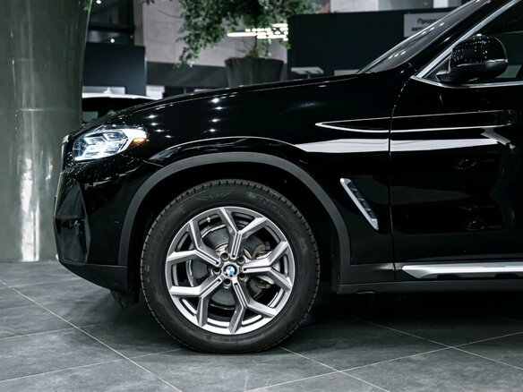 2021 BMW X3 30i xDrive III (G01) Рестайлинг, чёрный - вид 2
