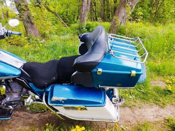 1995 Harley-Davidson Road King, синий, 800000 рублей - вид 13