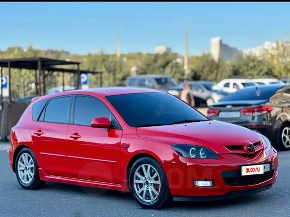 2007 Mazda 3 I (BK) Рестайлинг, красный, 600000 рублей - вид 1