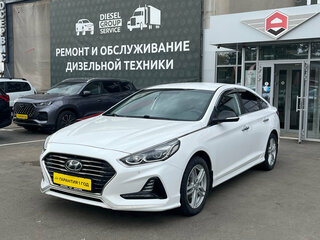2019 Hyundai Sonata VII (LF) Рестайлинг, белый, 1899870 рублей, вид 3