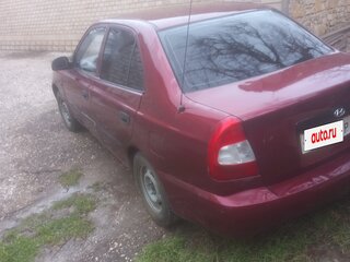 2007 Hyundai Accent ТагАЗ II, красный, 300000 рублей, вид 4