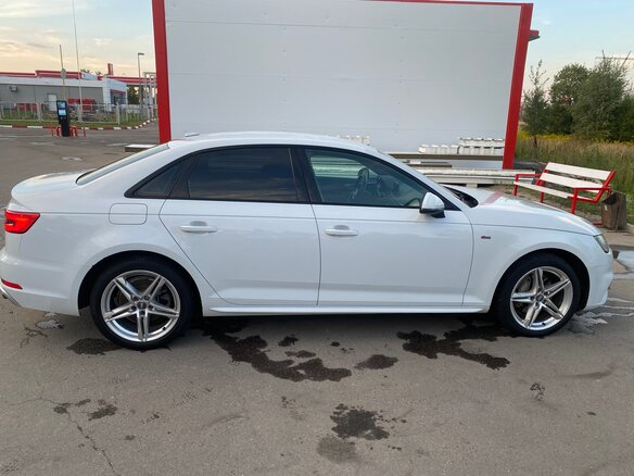 2017 Audi A4 V (B9), белый, 2590000 рублей - вид 1