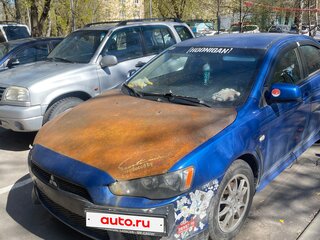 2008 Mitsubishi Lancer X, синий, 1000630 рублей, вид 2