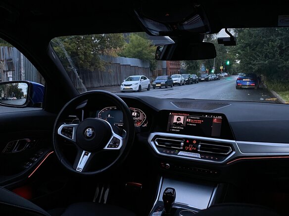 2021 BMW 3 серии 320i VII (G2x), синий - вид 6