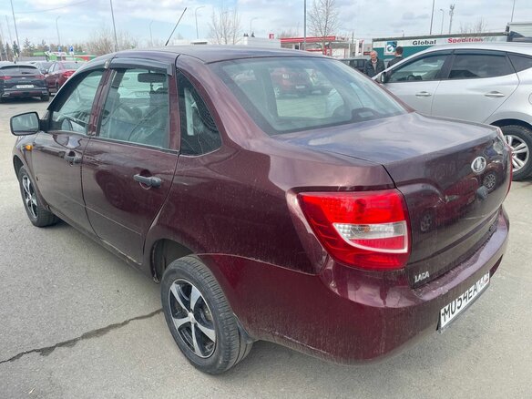 2012 Lada (ВАЗ) Granta I, фиолетовый - вид 2
