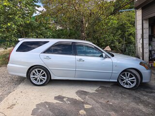2002 Toyota Mark II Blit IX (X110), серый, 850000 рублей, вид 2