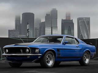 1969 Ford Mustang I, синий, 14500000 рублей, вид 4