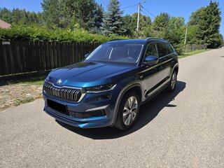 2023 Skoda Kodiaq I Рестайлинг, синий, 3700000 рублей, вид 1