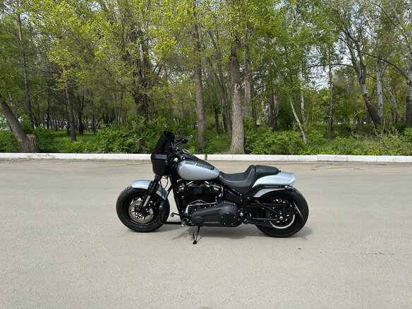 2020 Harley-Davidson Fat Bob, серебристый, 2180000 рублей - вид 8