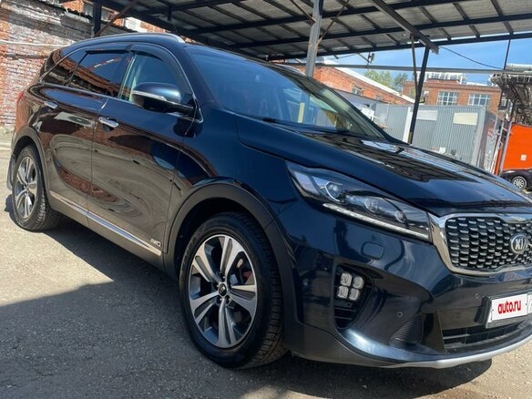 2018 Kia Sorento III Prime Рестайлинг, синий, 3100000 рублей - вид 2