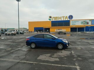 2012 Hyundai Solaris I, синий, 600000 рублей, вид 5