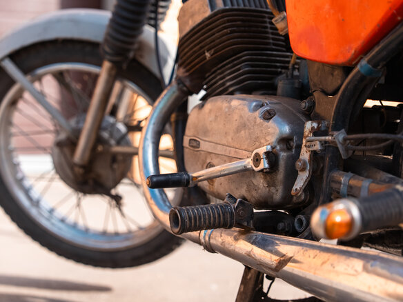 1989 Jawa 350/638, оранжевый, 70000 рублей - вид 15