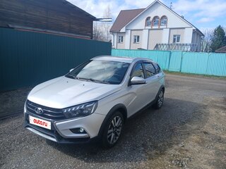 2022 Lada (ВАЗ) Vesta SW Cross I, серебристый, 1150000 рублей, вид 2