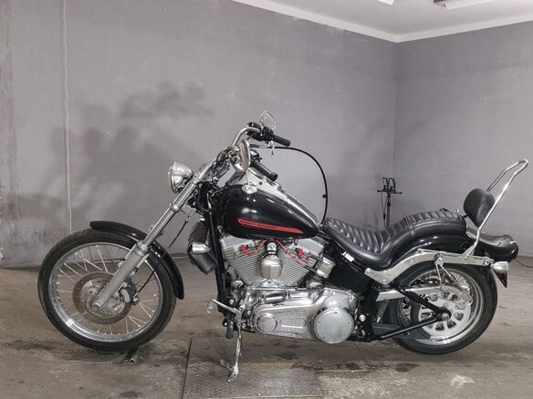 2008 Harley-Davidson Softail Standard, чёрный, 743000 рублей - вид 1