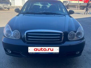 2008 Hyundai Sonata ТагАЗ IV (EF) Рестайлинг, чёрный, 550000 рублей, вид 2