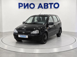 2012 Lada (ВАЗ) Kalina I, чёрный, 349999 рублей, вид 3