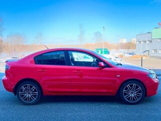 2008 Mazda 3 I (BK) Рестайлинг, красный, 780000 рублей, вид 4
