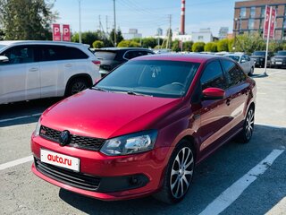 2012 Volkswagen Polo V, красный, 690000 рублей, вид 1