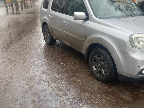 2013 Honda Pilot II Рестайлинг, серый, 1850000 рублей - вид 2
