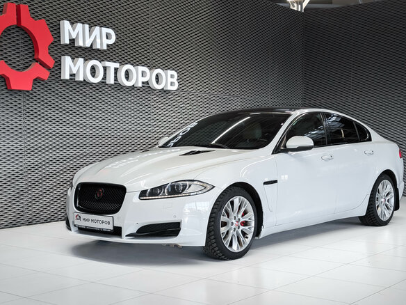 2014 Jaguar XF I Рестайлинг, белый, 1350000 рублей - вид 8