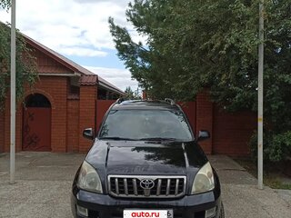 2008 Toyota Land Cruiser Prado 120 Series Рестайлинг, чёрный, 1800000 рублей, вид 1