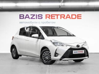2018 Toyota Vitz III (XP130) Рестайлинг 2, белый, 1135000 рублей, вид 3