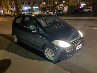2007 Mercedes-Benz A-Класс 170 II (W169), чёрный, 500000 рублей, вид 2