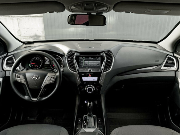 2013 Hyundai Santa Fe III, чёрный, 1780000 рублей - вид 10