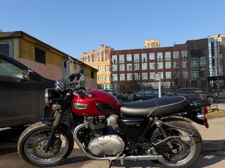 2019 Triumph Bonneville T100, красный, 790000 рублей, вид 2