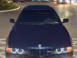 2001 BMW 5 серии 520i IV (E39) Рестайлинг, синий, 1100000 рублей, вид 2