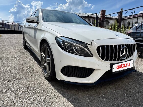 2015 Mercedes-Benz C-Класс 180 IV (W205), белый, 1780000 рублей