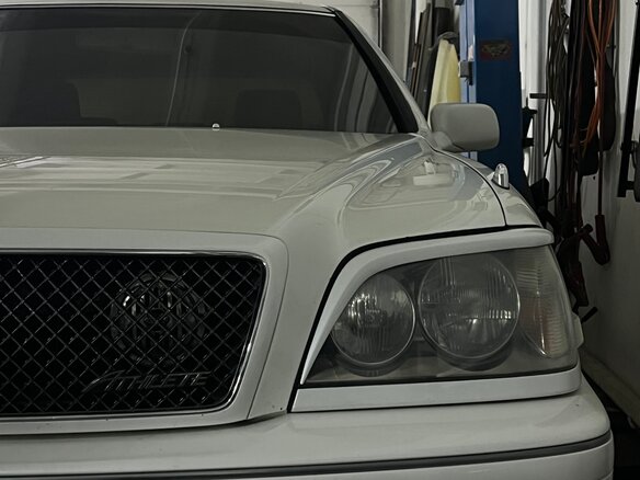 2001 Toyota Crown XI (S170), белый, 1000000 рублей - вид 12