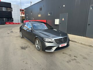 2019 Mercedes-Benz S-Класс 400 d Long VI (W222, C217) Рестайлинг, серый, 6250000 рублей, вид 2