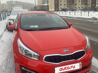 2016 Kia Ceed II Рестайлинг, красный, 1550000 рублей, вид 2