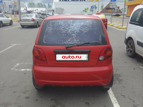 2004 Daewoo Matiz I Рестайлинг, красный, 155000 рублей - вид 5