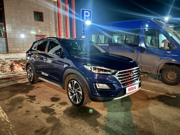 2019 Hyundai Tucson III Рестайлинг, синий - вид 7