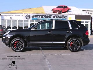 2007 Porsche Cayenne Turbo I Рестайлинг (957), чёрный, 980000 рублей, вид 4