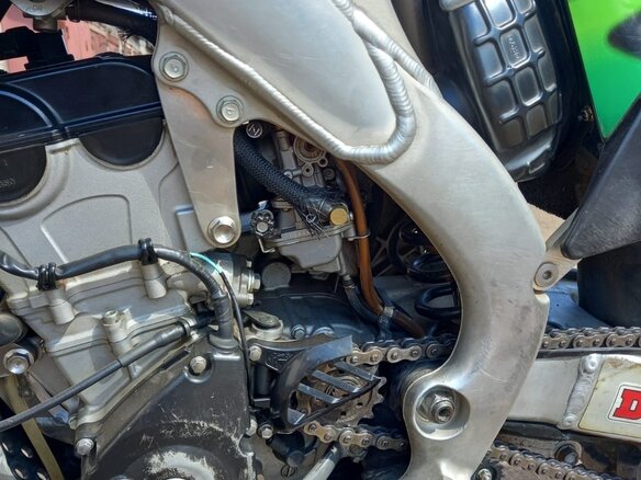 2009 Kawasaki KX 250, зелёный, 320000 рублей - вид 10
