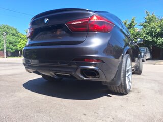 2014 BMW X6 30d II (F16), серый, 3550000 рублей, вид 4