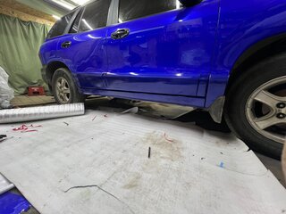 2002 Hyundai Santa Fe I, красный, 400000 рублей, вид 5